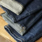 Barras de calças jeans