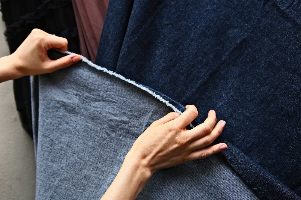 Texture and finish are the main elements for differentiating types of fabric.