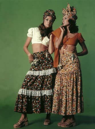 Ropas de la estilista Zuzu Angel en 1972