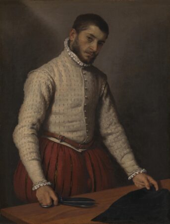 Pintura O Alfaiate de Giovanni Battista Moroni 1565-1570