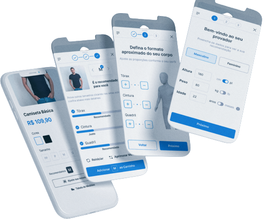 Best online clothing stores: Shape-U software mobile interface.