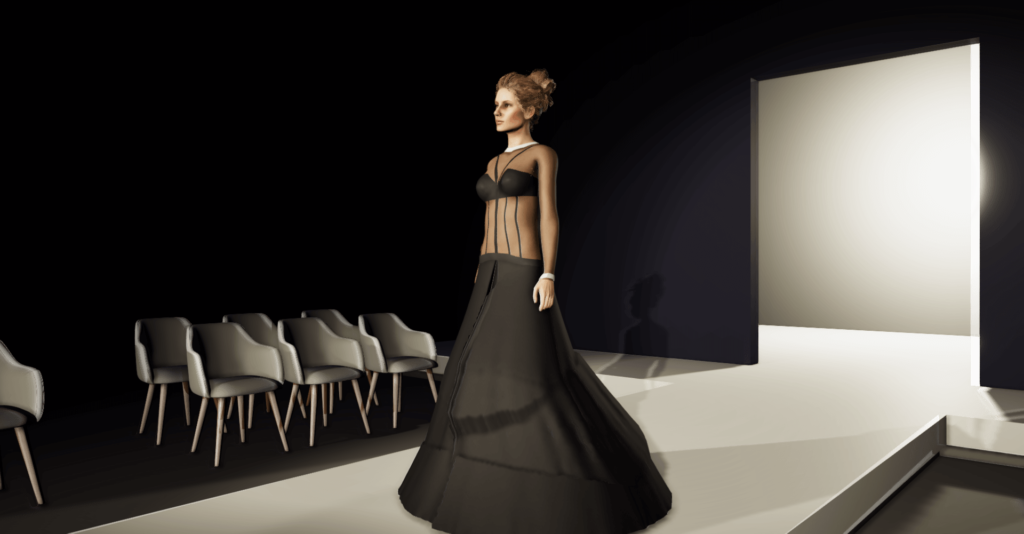 3D visualization of a garment using Audaces Fashion Studio.