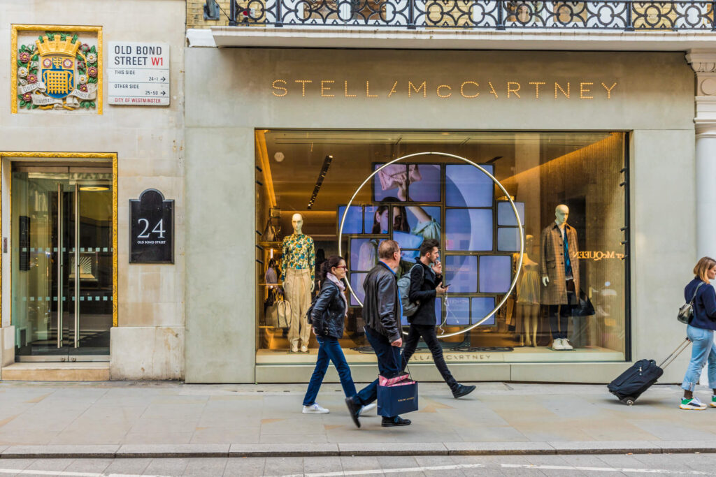 The exterior of a Stella McCartney store.