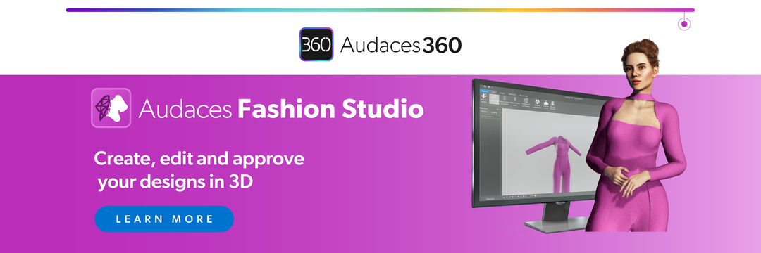 Create, edit and approve your designs in 3D with Audaces Fashion Studio.