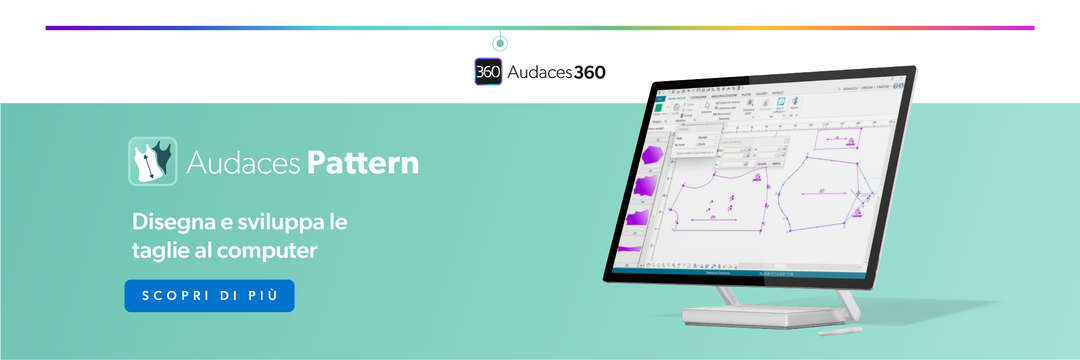Disegna e sviluppa le taglie di abiti al computer con Audaces Pattern.