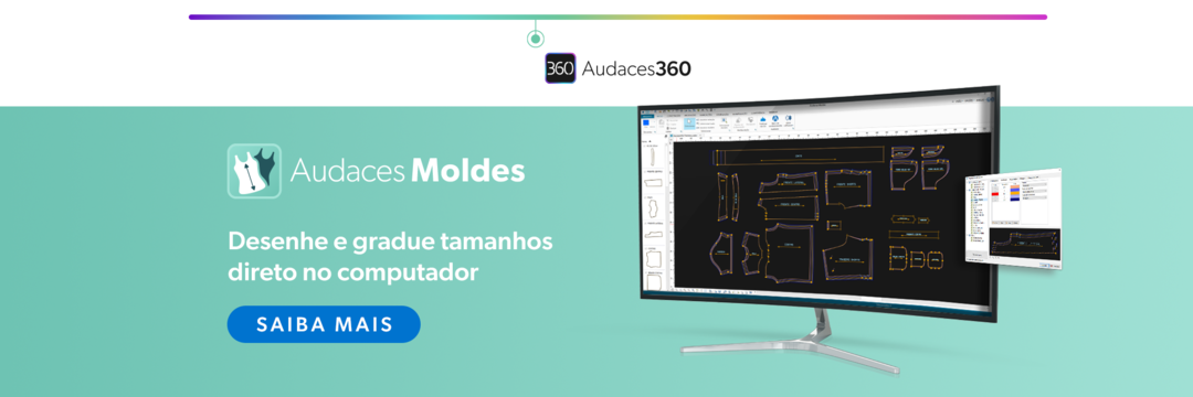 Desenhe e gradue tamanhos de roupas direto no computador com Audaces Moldes.