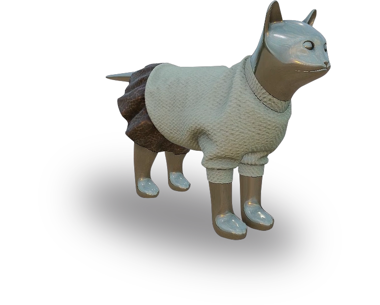 Explore an avatar library for realistic 3D pet models.