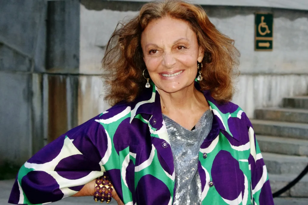 Diane Von Furstenberg is a famous fashion designer.