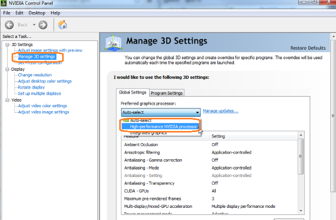 Screen settings management in Audaces360.