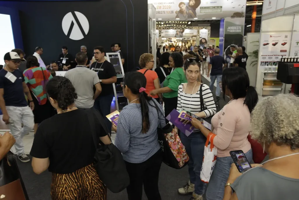 Estande da Audaces na Agreste Tex de 2024. Cr&eacute;ditos: Agreste Tex.