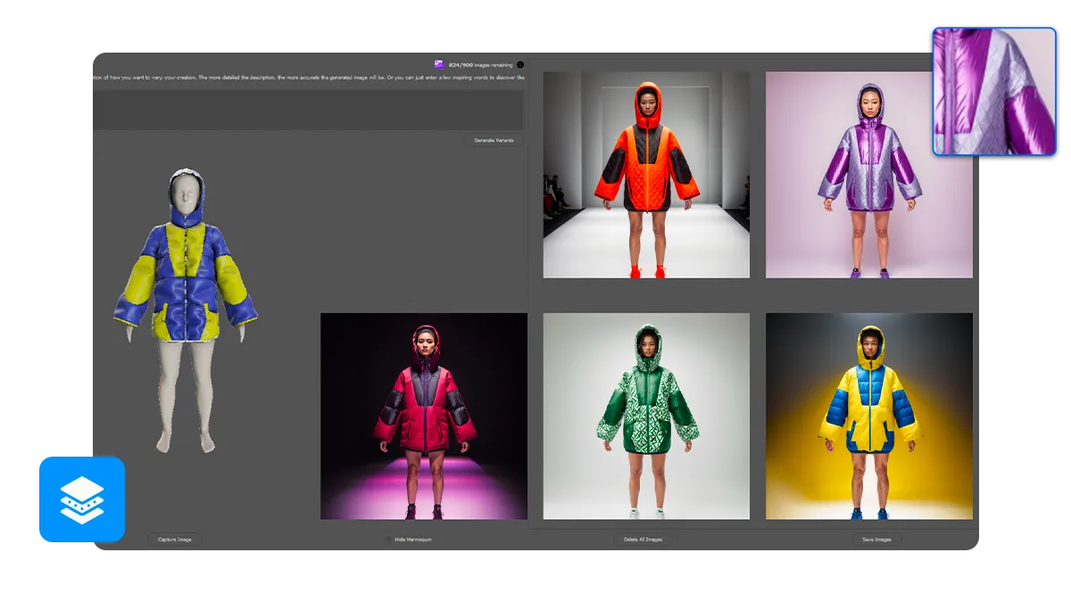Renderizador de estampas e texturas