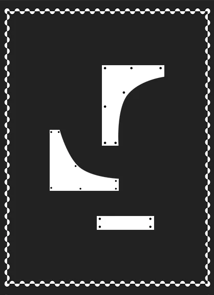 Capture notches, grain lines, and internal markings