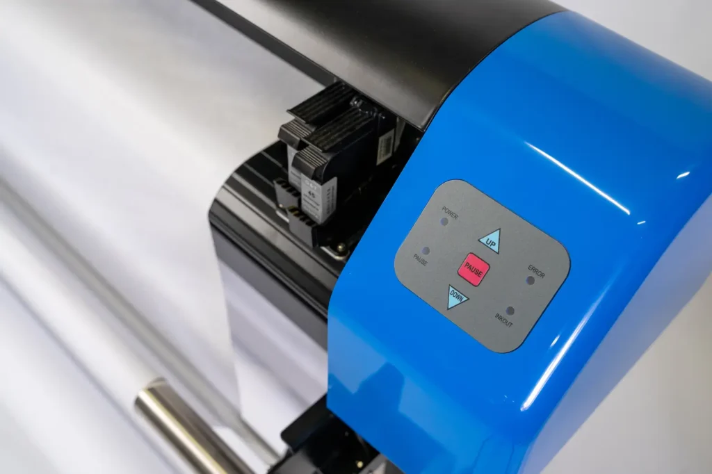 Zoom do painel de configura&ccedil;&atilde;o da plotter de corte Audaces Plotter Essence.