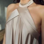 tela seda: mujer