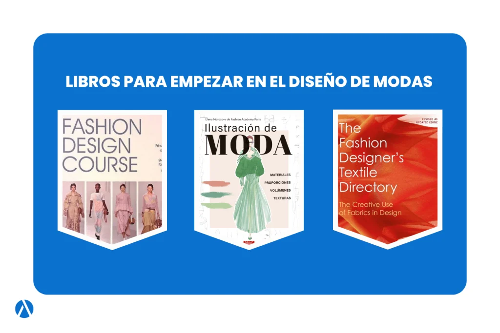 diseño de modas: portadas de libros para empezar el diseño de modas